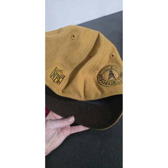 3pc New Era Hat Cap Houston Oilers Texans Sz 6 7/8 Fitted NFL Football Texas EUC - Picture 7 of 9